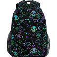 thumbnail image 1 of School Backpack Magic Skulls College Knapsack Laptop Rucksack Business Travel Computer Bookbags for Adult Teen One Size, 1 of 6