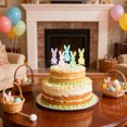 thumbnail image 4 of Easter Cake Toppers, Usavan Colorful Paper Dessert Decorations, Multicolor Holiday Baking Toppers for Cakes Cupcakes Easter Party, 4 of 6