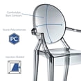 thumbnail image 2 of Heavenly Collection Plastic Arm Chair for Dining Area, 2 of 9