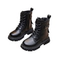 thumbnail image 1 of Bottes pour Filles Nœud Papillon Long Baril Cuir Princesse Mode Automne, 1 of 9