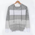 thumbnail image 4 of Fridja Mode Femme O-Cou Manches Longues Automne T-Shirt Impression Chemisier à Capuche Tops, 4 of 5