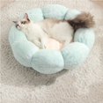 thumbnail image 1 of LSLJS Dog Round Winter Warm Sleeping Bag Long Plush Soft Pet Bed Calming Bed, 1 of 2