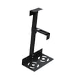 thumbnail image 4 of Bunblic Support de Boîtier d'Ordinateur PC, Cadre Principal, Stable, Universel, Support de PC sous le Bureau, Support d'Ordinateur pour Mur, École, Maison, Noir, 4 of 8