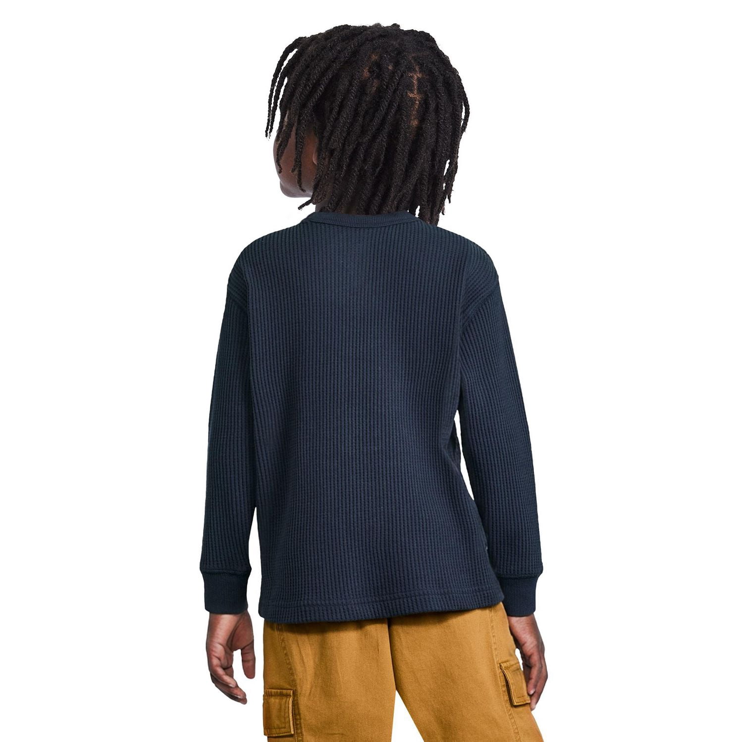 T-shirt à manches longues en tricot gaufré George pour garçons
