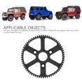 thumbnail image 3 of 65T RC Spur Main Gear, Durable RC Spur Main Gear Replacement Precise Manufacturing Hard Steel Black Lightweight Stable Rolling  For RC Car For Summit E Maxx, 3 of 8