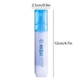 thumbnail image 3 of SIYTUAU Highlighter Pens 10 Ml Ink Quick Dry Broad Tip Markers For Office School Underline Writing Notes Textbook Study Supplies Blue Color Fluorescent Marker Blue, 3 of 6