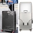 thumbnail image 2 of Transparent Travel Luggage Cover Waterproof Luggage Protector Covers Dustproof Protector Covers For 16-30 Inch Suitcase Case 24Inch, 2 of 5