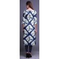 thumbnail image 3 of Bimba Kurti Imprimé Manches 3/4 Tenue d'Été Tunique Droite pour Femmes, 3 of 6