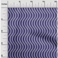 thumbnail image 1 of oneOone Viscose Jersey Fabric Dot & Waves Block Decor Fabric Printed BTY 60 Inch Wide, 1 of 5