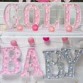 thumbnail image 3 of POINTERTECK Warm White Alphabet Light Led Letter Light Sparkling Led Glitter Alphabet Sign Hanging Hole Night Light for Party Wedding, 3 of 5