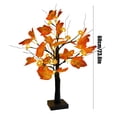 thumbnail image 3 of XYAIYT Halloween LED Maple Tree Lights USB Powered Warm White Indoor Seasonal Tabletop Decoration for Thanksgiving Holiday Party Event, 3 of 6