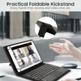 thumbnail image 3 of Universal Wireless Tablet Keyboard Case 7" - 8" inch with Touchpad, 2-in-1 Bluetooth Wireless Keyboard Case, Stand Folio Tablet Case Protective Cover for 7" 7.9" 8" Tablets, 3 of 7