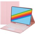 thumbnail image 1 of Touch Keyboard Case for iPad 9th / 8th / 7th Generation (2021/2020/2019) 10.2 Inch, with Pencil Holder - Magnetically Detachable Touch Bluetooth Keyboard, 1 of 7