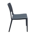 thumbnail image 4 of Compamia Verona Wickerlook Patio Dining Chair in Dark Gray, 4 of 9