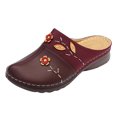 thumbnail image 1 of LSLJS Sandales et Pantoufles d'Été Grande Taille à Talon Compensé Fleur Creuse pour Femmes, Pantoufles pour Femmes, 1 of 3