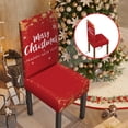 thumbnail image 1 of HOZADOIE Decorative Chairs Covers Christmas Dining Room Chair Covers Stretch Chair Slipcovers Protector Washable Kitchen Chair Cover for Dining Room Christmas Decor Holiday Party Chair Cover Red, 1 of 6
