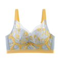 thumbnail image 1 of XZNGL Women Ethnic Style Comfortable Without Steel Rings Characteristic Pattern Magnetic Small Chest Collection Underwear Desire Sexy Bra, 1 of 7