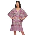 thumbnail image 1 of Moomaya Robe Courte de Caftan de Plage, Robe de Couverture Imprimée, Kaftan pour Femmes, Tenue de Plage, Couverture, 1 of 4