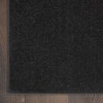 thumbnail image 4 of Nourison Noursion Essentials Solid Contemporary Black 6' x 9' Area Rug, (6' x 9'), 4 of 5