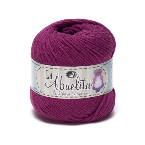 La Abuelita - Fil 100 % Coton (50 Grammes) - Idéal pour Amigurumi - 53 Prune