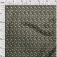 thumbnail image 3 of oneOone Rayon Dark Brown Fabric Floral Sewing Material Print Fabric By The Yard 56 Inch Wide, 3 of 5