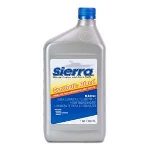 Sierra Marine Gear Oil 18-9650-2 Marine Series; Single; 1 Quart Bottle; 80W-90; Synthetic Blend; GL-5 Rated