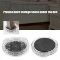 thumbnail image 2 of Ccdes Table Risers,8pcs/set Plastic Multi-slot Furniture Leg Risers Non-slip Bed Riser for Table Desk Sofa Chairs,Bed Riser, 2 of 5
