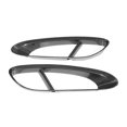 thumbnail image 3 of Air Flow Vent Trim,2pcs Carbon Fiber Fenders Side Fender Cover Side Air Vent Cover Power Packed Performance, 3 of 5