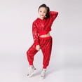 thumbnail image 2 of 2025 Boy Big s Sweat Tops Clothes Sequin Glitter Ruffle Pants For Party Carnival Gown Top Clothes 4T Pants Outfits Set, 2 of 9