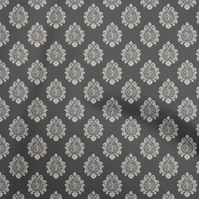 oneOone Viscose Jersey Gray Fabric Block Sewing Craft Projects Fabric Prints By Yard 60 Inch Wide