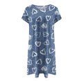 thumbnail image 5 of FcBaudy Robe à Manches Courtes à Col en V, Robes d'Été pour Femmes, Robes pour Femmes Décontractées Amples d'Été Imprimées à Manches Courtes Robe de Plage Robe d'Été Robes Femmes Robe, 5 of 5