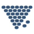 thumbnail image 2 of Langgg 30 Pcs Embouts de Queue de Piscine Accessoires de Billard Hauts Dureté Réparation Jeu Bleu 10mm, 2 of 2