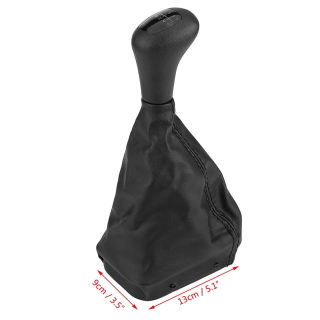 Gear Knob Boot Set, Wearproof Dustproof Car Gearstick Gaiter PU For Upgrade