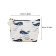 thumbnail image 2 of WIFKLSIIPG Small Moneys Bag Purse Small Canvas Purse Zipper Change Purse Small Zipper Pouch Mini Storage Bag, 2 of 2