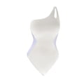 thumbnail image 4 of Diufon Women's Swimsuit Trendy Color Block Single Shoulder Backless Bathing Suits Summer Beach Sport Swimwear, 4 of 5