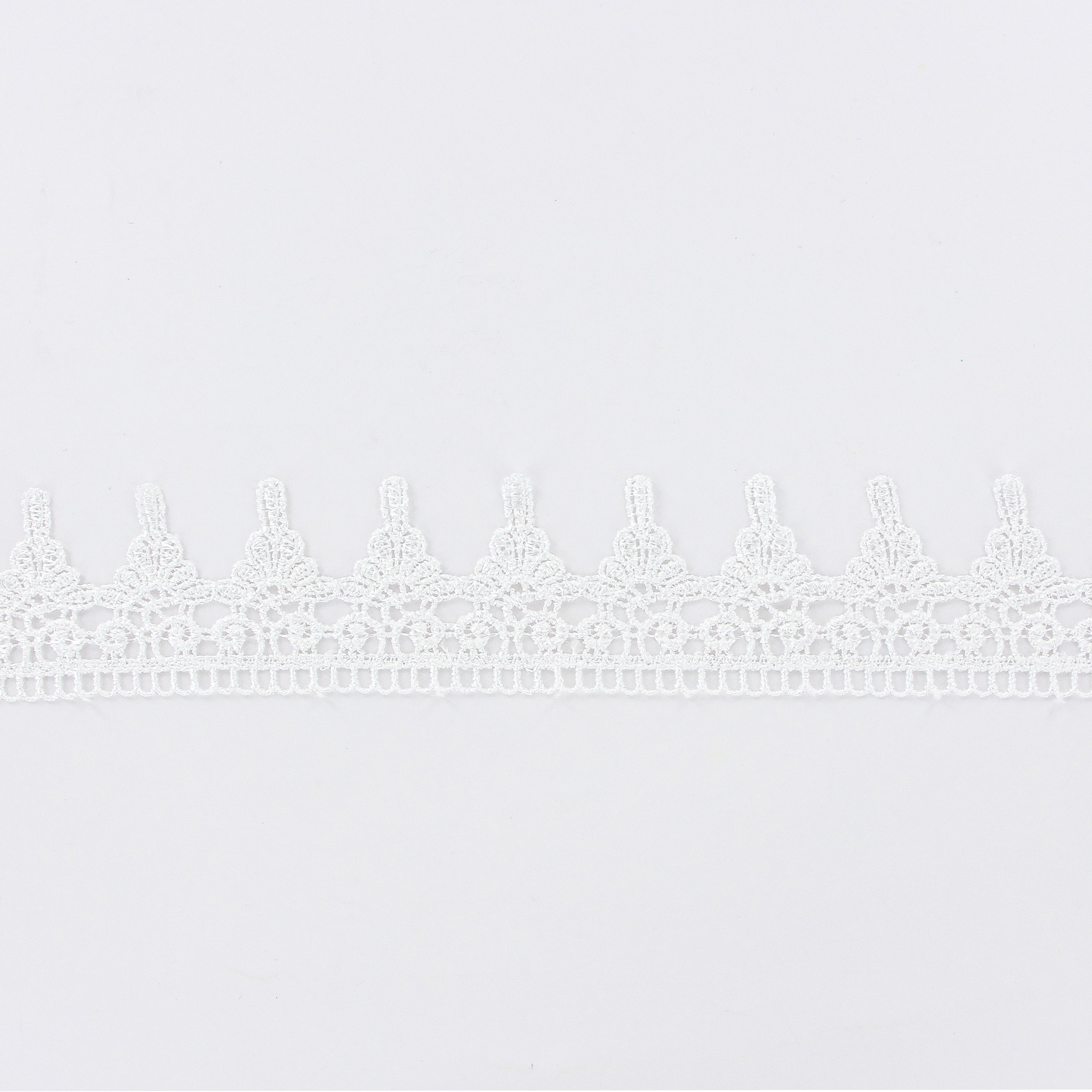 UNIQUE CREATIV Venise Lace Ribbon blanc 45 mm (1.77 in) × 2.74 m (1¾ in × 3 yd), 2.74 m (9 ft)