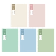 BINGLI Composition Notebooks A5 Ruled Lined Composition Notebooks Artistic Soft Cover Journals Travel Diary Memo for Students Classroom Office Supplies, Randomly Colors