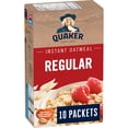 thumbnail image 1 of Quaker Regular Instant Oatmeal, 1 of 9