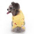 thumbnail image 3 of Pet Autumn Winter Costume Soft Comfortable Lovely One-piece Pants for Small Medium Dogs Multicolor L, 3 of 6