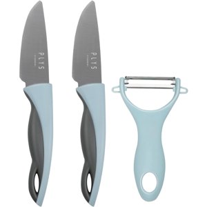Paring Knife, 3 inch paring Knife Set, Ultra Sharp Knife for Cutting and Peeling with Peeler (Blue)