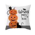thumbnail image 2 of CEHVOM Halloween Decoration Hemp Simulation Applique Pillowcase Living Room Sofa Party, 2 of 2