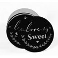 thumbnail image 2 of Inkdotpot Silver Foil Paper Hang Tags Love Is Sweet Wedding Favor Tags 100 Pieces, 2 of 6