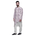 thumbnail image 2 of Atasi Designer Kurta Set For Boys Printed Long Kurta Pajama Summer Clothing, 2 of 4