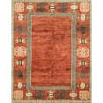 thumbnail image 1 of Ahgly Company Indoor Rectangle Abstract Red Oriental Area Rugs, 7' x 10', 1 of 6