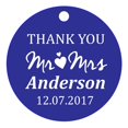 thumbnail image 1 of 100 PCS Mr & Mrs Personalized Wedding Favor Gift Paper Tags Thank You Custom Made Hang Tags, 1 of 1