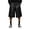 Black, variant on Casual Everyday Five-Pocket Shorts for Men with Elastic Waist and Breathable Fabric Mid-Thigh Length for Spring Summer