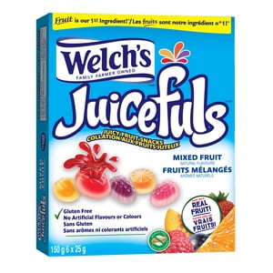 Welch's Fruit Snacks, Mixed Fruit, 6 pack Snack Box, Gluten Free Snacks