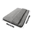 thumbnail image 3 of Birdeem Bath Mats for Bathroom, Bathroom Rugs Bath Mat for Back of Foot Rubbing Thick Soft and Non-Slip Full Wrap Bath Mats Water Absorbent and Machine Washable Bath Rug for Bathroom Shower, 3 of 7