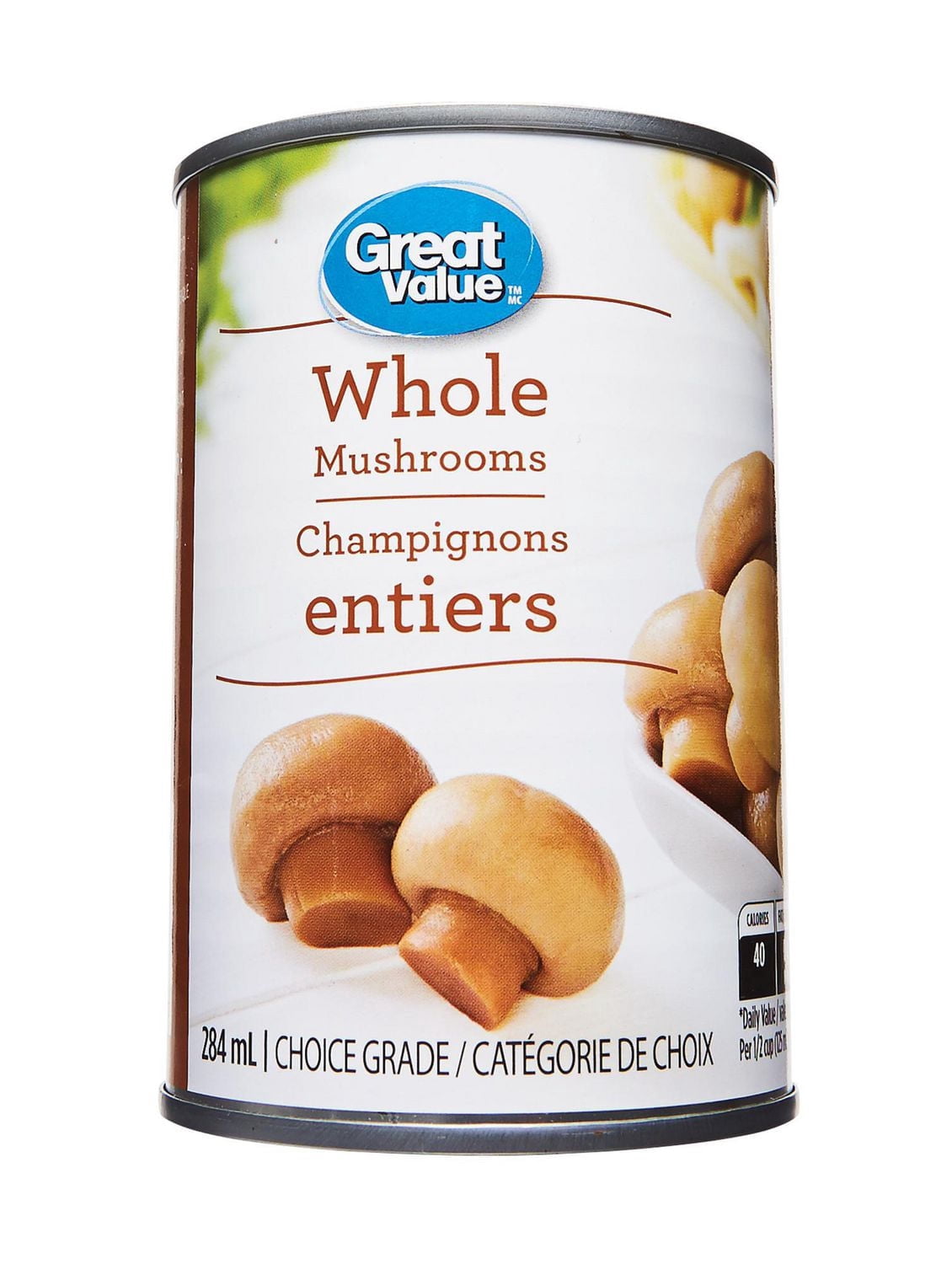 Great Value Champignons Entiers