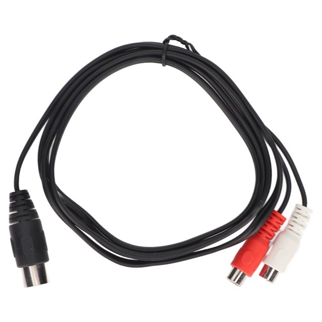 8 Pin Din To 2 Adapter Cable, Clear Sound Male To Female Adapter Cable For Sound Equipment 1.5m / 4.9ft